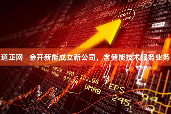道正网   金开新能成立新公司，含储能技术服务业务