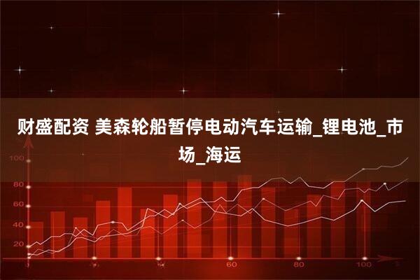 财盛配资 美森轮船暂停电动汽车运输_锂电池_市场_海运