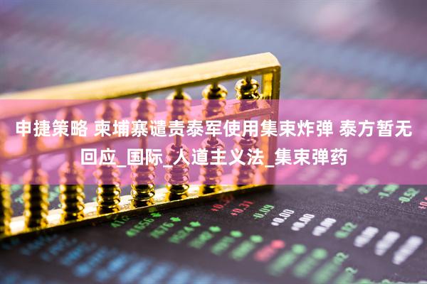 申捷策略 柬埔寨谴责泰军使用集束炸弹 泰方暂无回应_国际_人道主义法_集束弹药