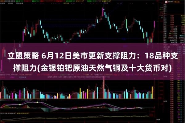 立盟策略 6月12日美市更新支撑阻力：18品种支撑阻力(金银铂钯原油天然气铜及十大货币对)